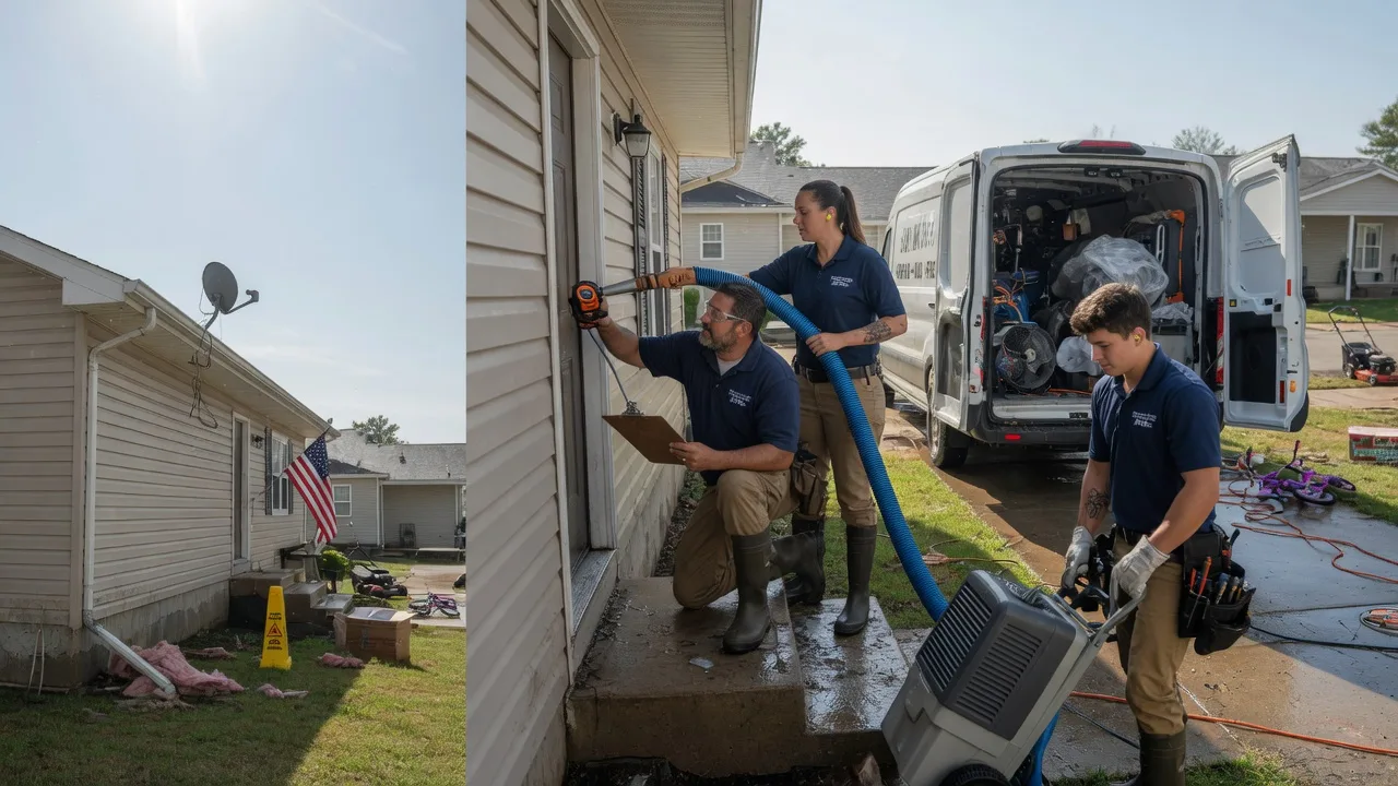 Ceiling Water Damage Restoration in Cottonwood Falls, KS near me